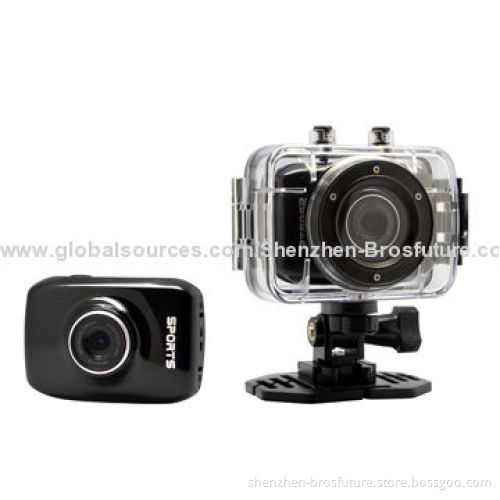 720P 2.0-inch Touch Screen Waterproof Loop Recording Mini Outdoor Sports Cameras
